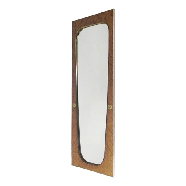 Large Vintage Oval Mirror, 1960s