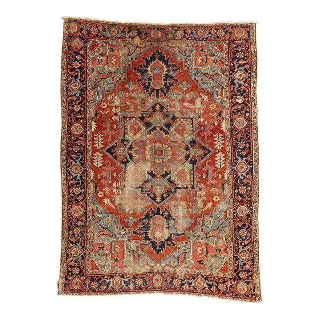 Late 19th Century Antique Persian Serapi Rug – 08’11 X 12’04