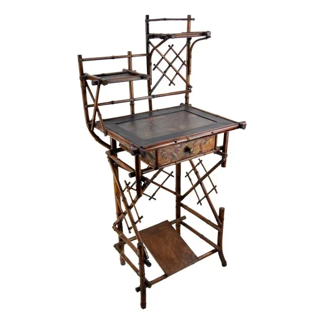 Late 19th Century Bamboo Table