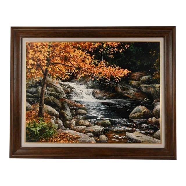 Late 20th Century Framed Print of William Mangum’s “Highland Falls”