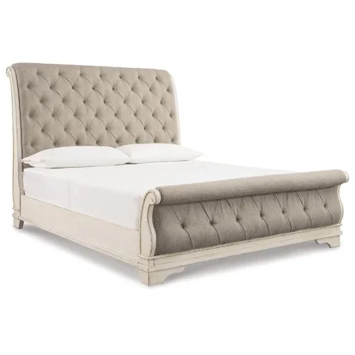 Liberty Abbey Park Queen Upholstered Sleigh Bedframe