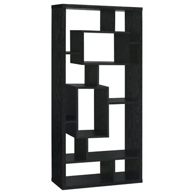 Linbrook 67-inch 8-shelf Bookshelf Black Oak / CS-800262