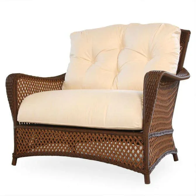 Lloyd Flanders Grand Traverse Wicker Chair And A Half