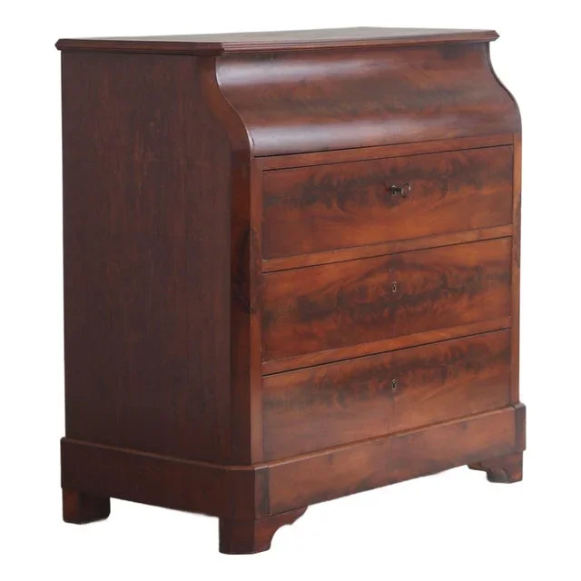 Louis Philippe Dressing Table with Mirror and Marble Top, 1850s