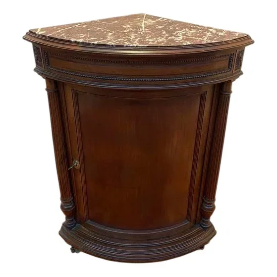 Louis XVI Style Corner Cabinet