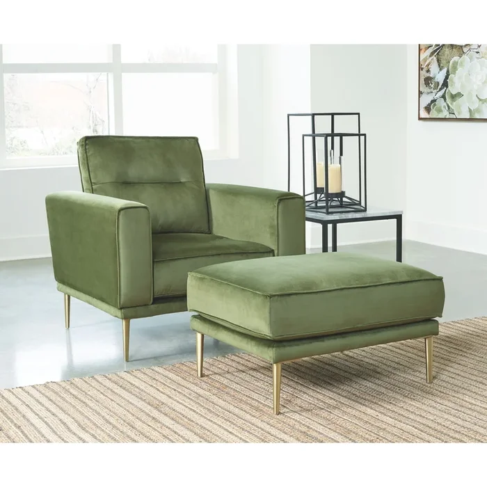 Macleary – Moss – 2 Pc. – Chair, Ottoman