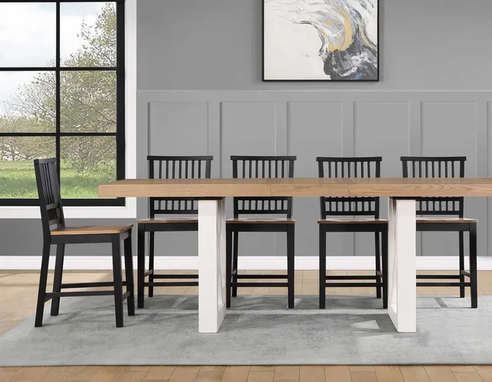 Magnolia Ebony/Natural Counter Height Dining Set