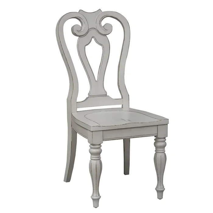 Magnolia Manor – Splat Back Side Chair – White
