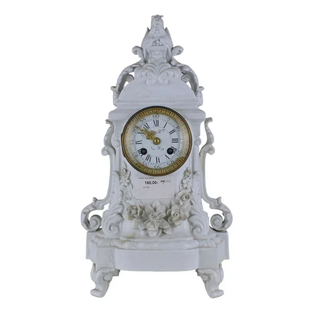 Mantel Clock in Ceramic