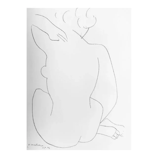 Matisse Lithograph Dm0446 Derriere Le Miroir 1952