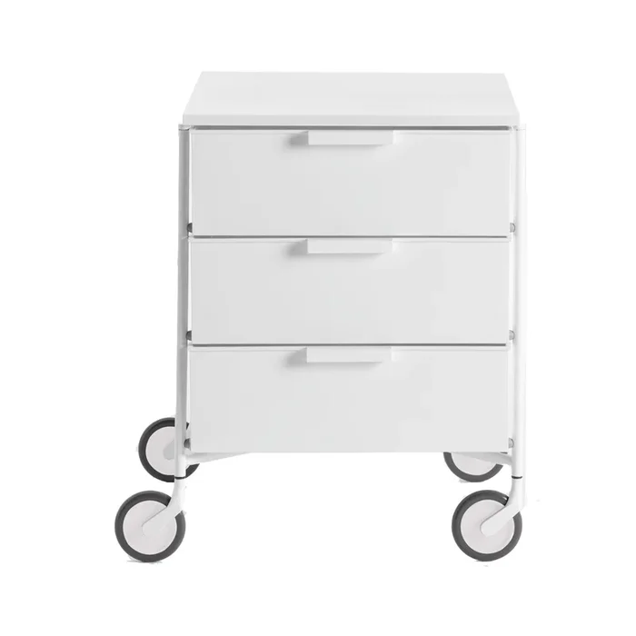 Matte Mobil 3 Drawer Trolley