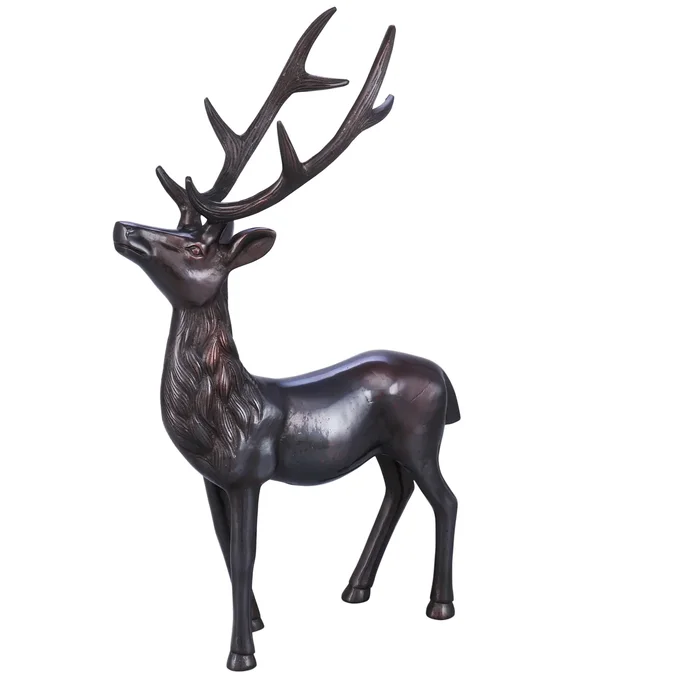Medium Buck Statue CVDEN066 by Crestview Collection at Old Brick Furniture & Mattress Co.