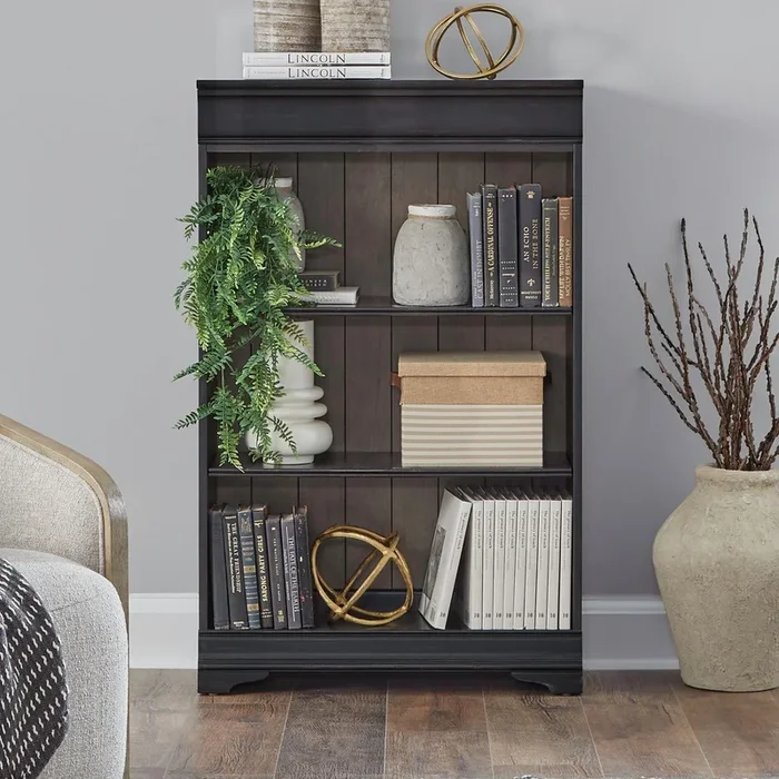 Meritage – 48″ Bookcase (RTA) – Black
