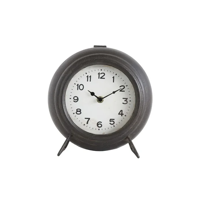 Metal Mantel Clock, Black DA7290 by Creative Co-Op at Old Brick Furniture & Mattress Co.