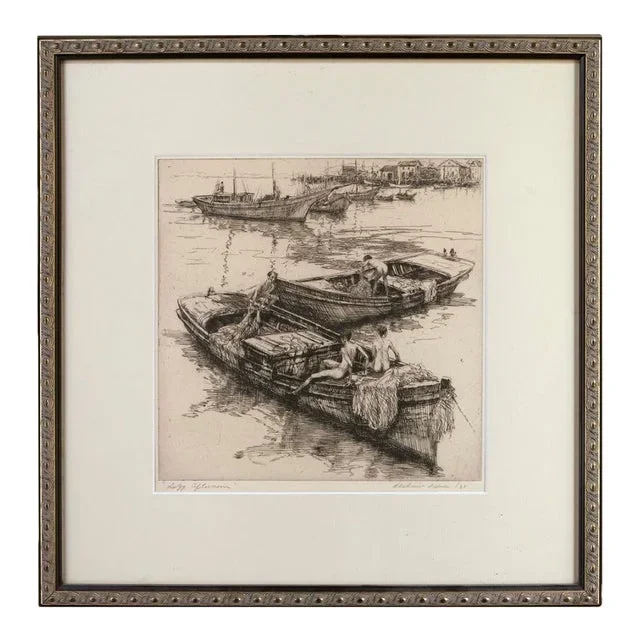 Mid 20th Century Lazy Days Lithograph by Oidur Vladimir 289/300