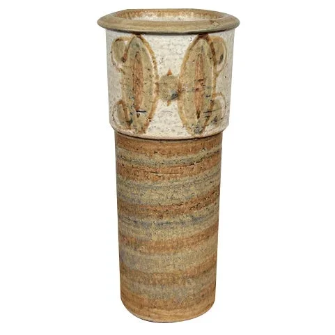 Mid-Century Danish Studio Pottery Vase in Stoneware by Svend Aage Jensen for Søholm, 1960s