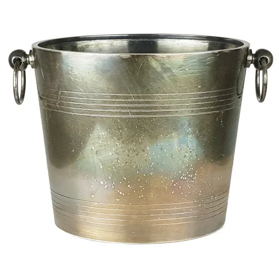 Mid-Century Silver-Plated Metal Ice Bucket from Christofle