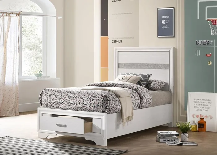 Miranda – Twin Bed – White