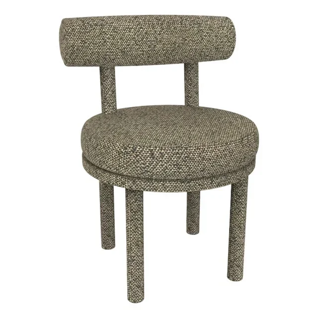 Moca Chair in Safire 01 Fabric by Studio Rig for Collector