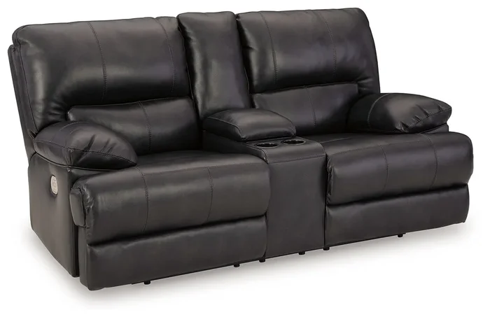 Mountainous – Power Reclining Loveseat With Console /Adj Headrest – Eclipse