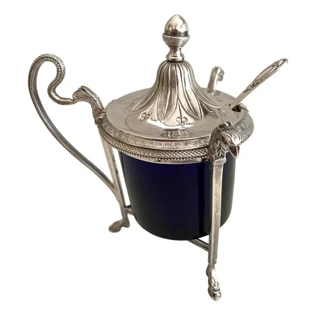 Mustard Pot in Silver