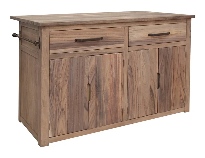 Natural Parota – Kitchen Island – Brown Cappuccino