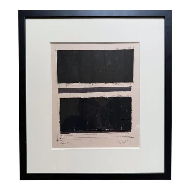 Noir No. 3 – Mixed Media Collage (Framed)
