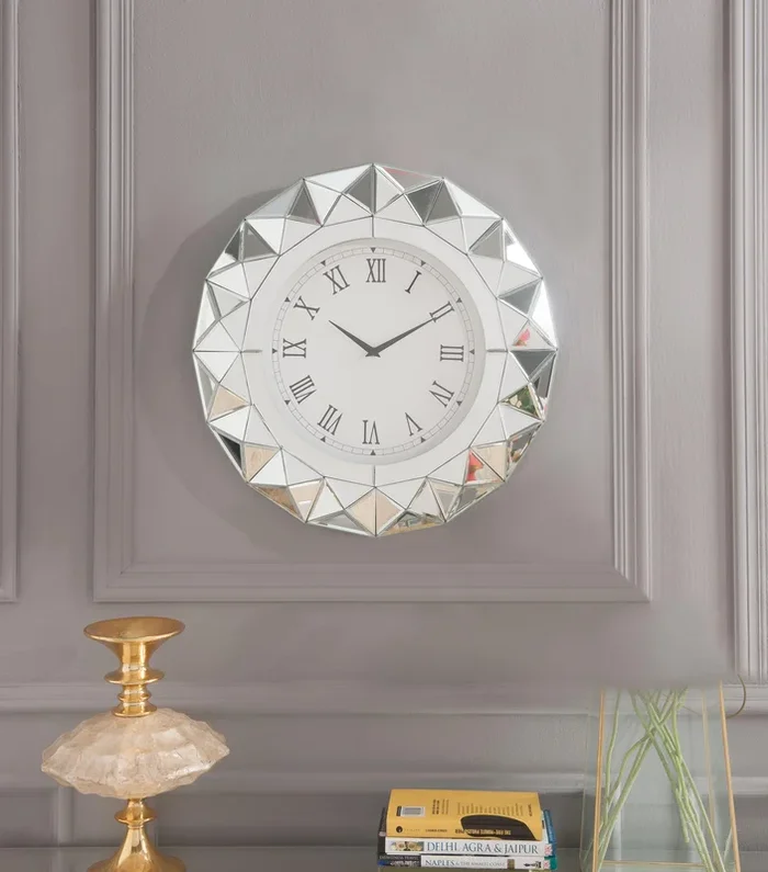 Nyoka Mirrored Wall Clock