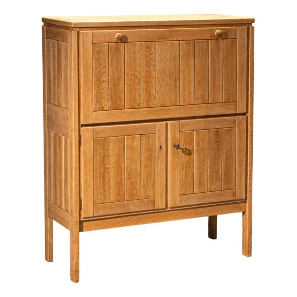 Oak Bar Cabinet from Van Den Berghe Pauvers, 1970