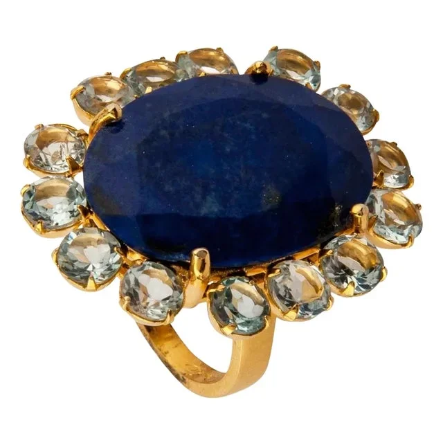 Odessa Ring (Blue) (Size 7)