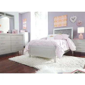 Olivet – Silver – Twin Uph Panel Hdbd/ftbd
