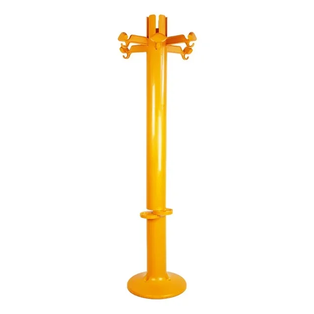 Orange Plastic Planta Free-Standing Coat Rack by G. Piretti for Anonima Castelli, 1970s