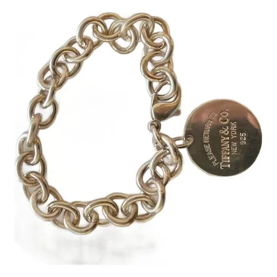 Original Tiffany Round “Please Return to Tiffany” Link Bracelet