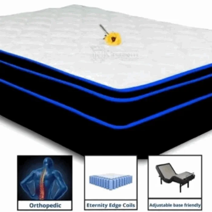 Ortho Black Pillow Top Mattress Collection