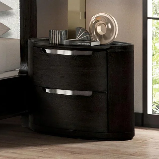 Osterley Nightstand Black