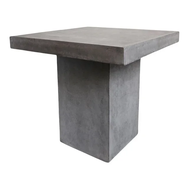 Outdoor Square Concrete Counter Table