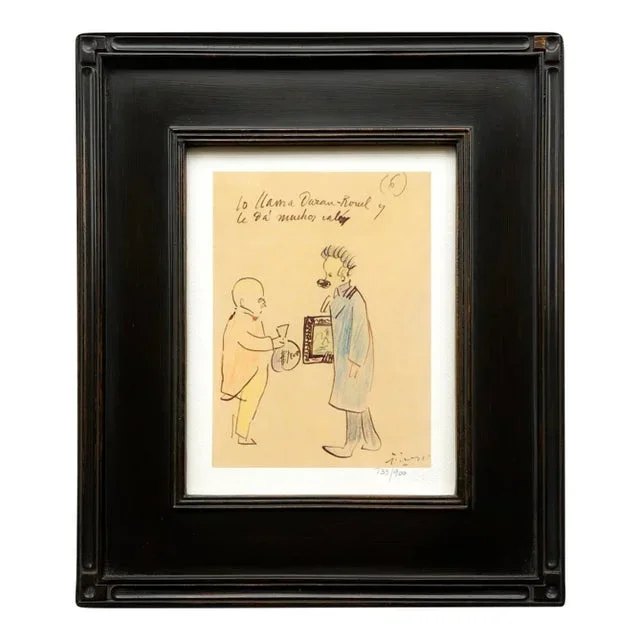 Pablo Picasso Trip to Paris 6 Framed