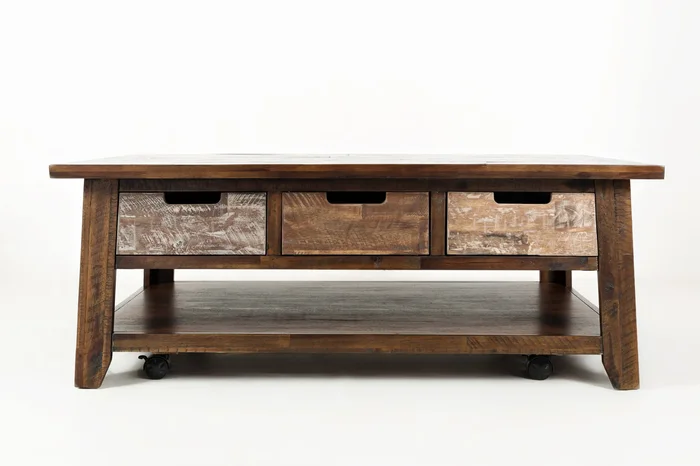 Painted Canyon Cocktail Table 1600-1 by Jofran at Old Brick Furniture & Mattress Co.