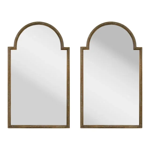 Pair of Queen Anne Style Mirrors