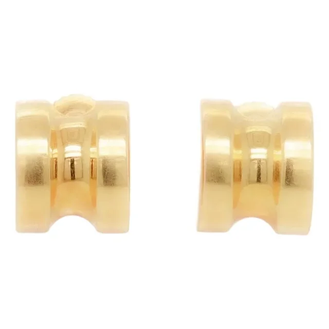 Pair of Vintage Paloma Picasso for Tiffany & Co. 18k Gold ‘Groove’ Stud Earrings