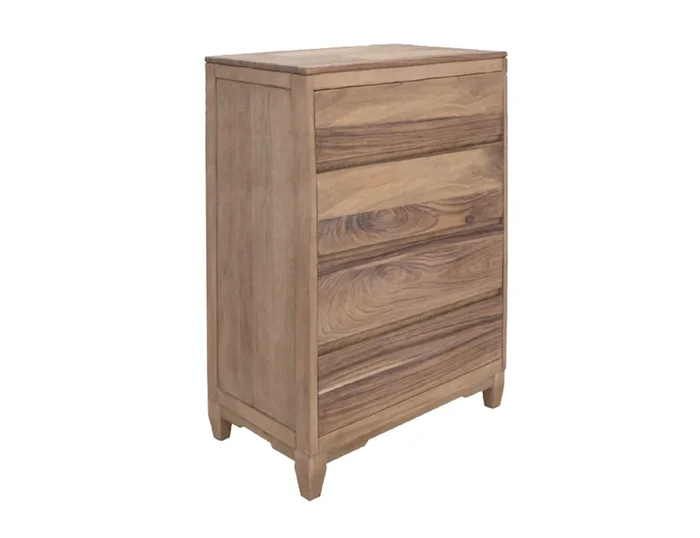 Parota Nova – Chest 4 Drawers – Brown Cappuccino