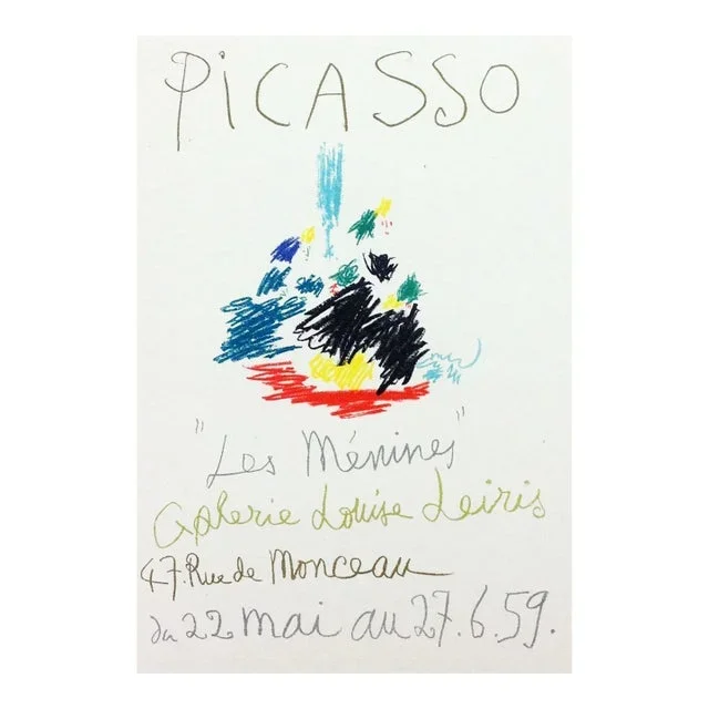 Picasso Lithograph 101, Les Menines, Art in Posters