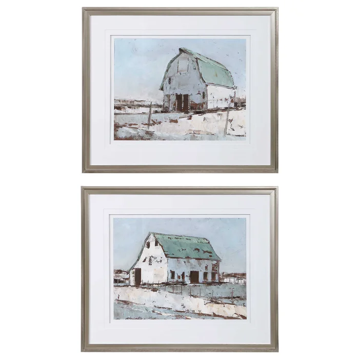 Plein Air Brans Framed Prints, S/2 33689 by Uttermost at Old Brick Furniture & Mattress Co.