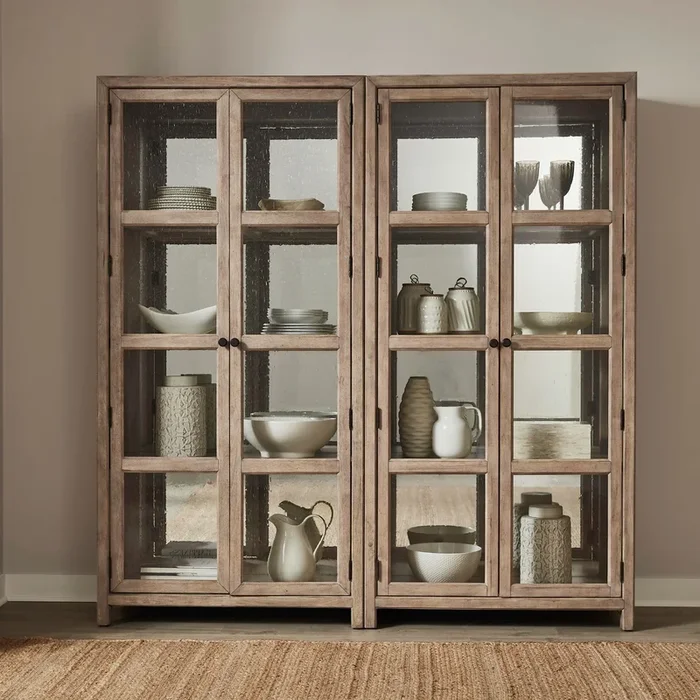 Proximity Place – 2 Piece Bunching Cabinet Set – Brown