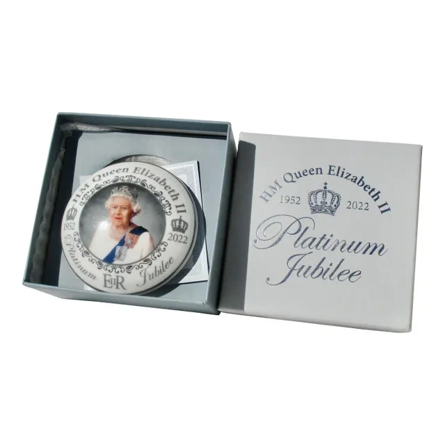 Queen Elizabeth II Platinum Trinket Box 2022