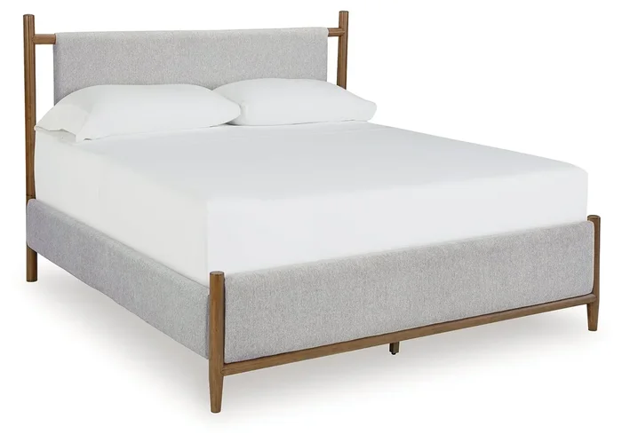 Queen Upholstered Panel Bed