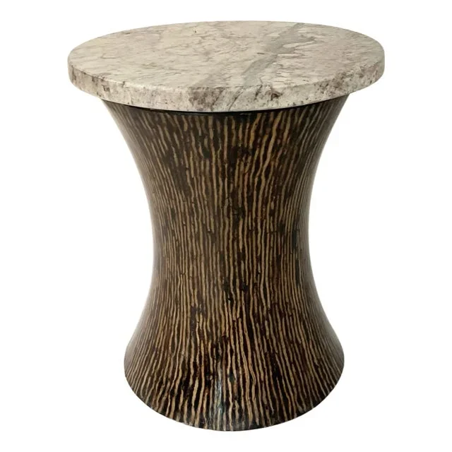 R & Y Auguosti Side Table, Circa 1990