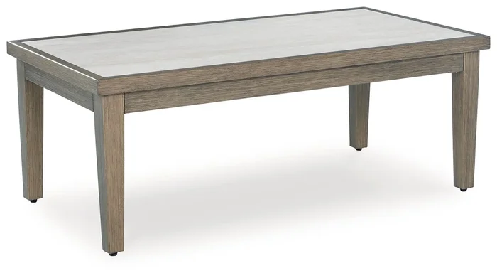 Rainier Ranch – Rectangular Cocktail Table – Brown / Beige