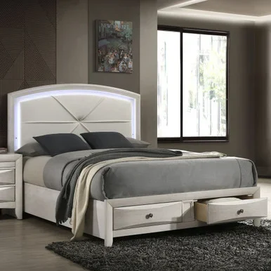 Ramondi Queen Bed w/Storage & LED / BD05282Q
