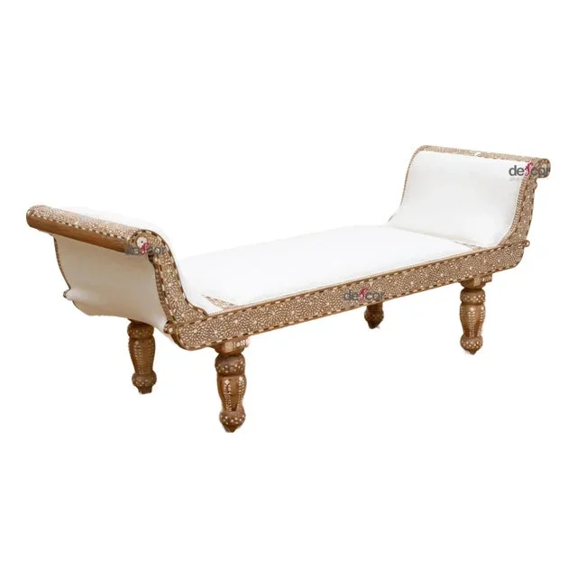 Regal Inlay Anglo Indian Sofa
